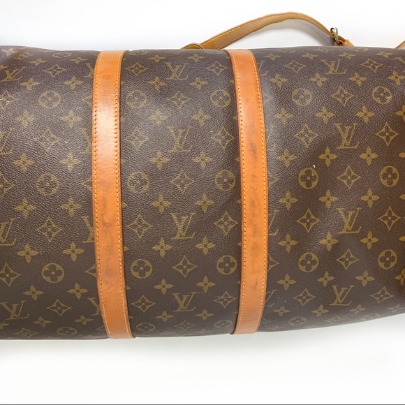 LOUIS VUITTON | VTG Keepall 55 Bandouliere Duffel - Picture 7 of 8